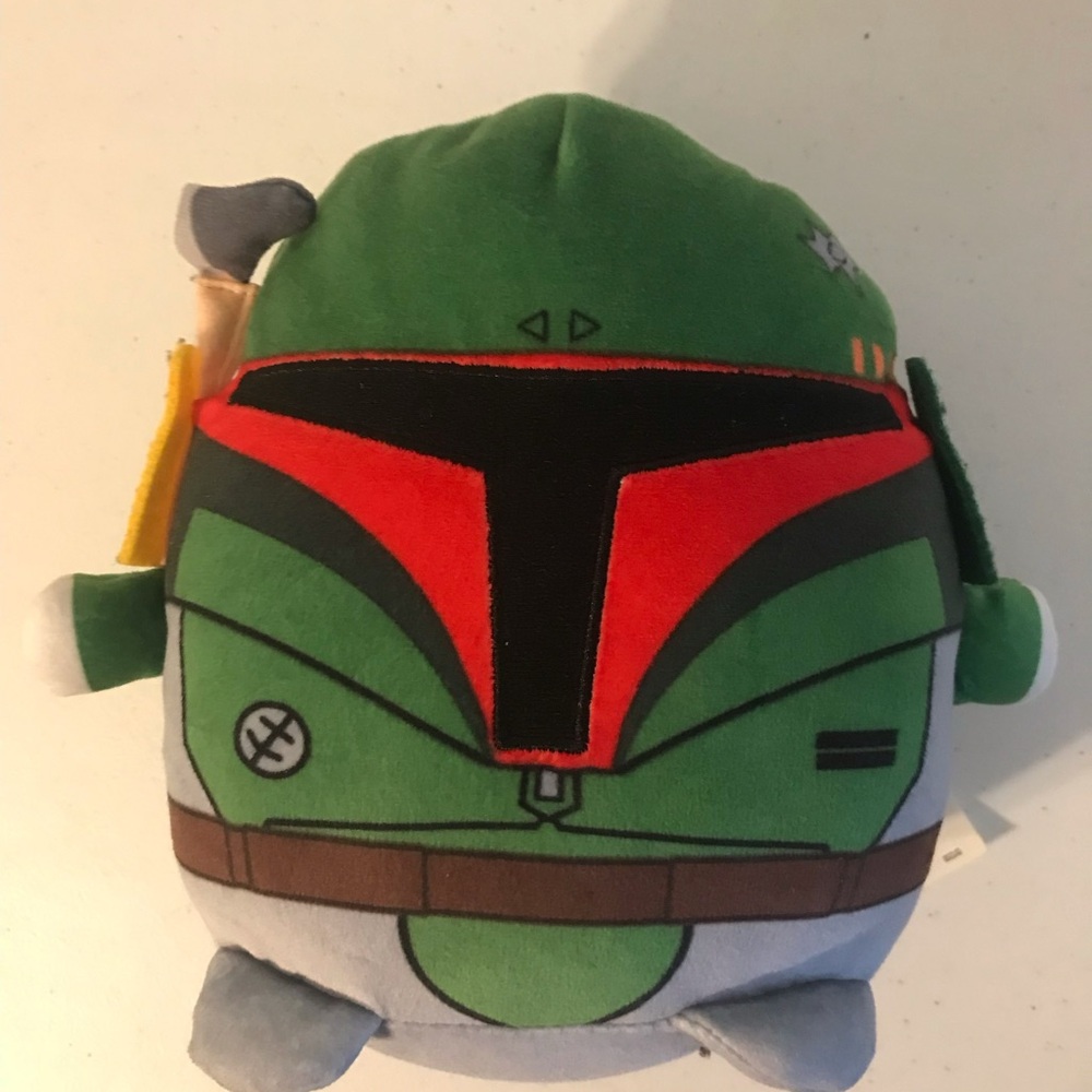 Star Wars Boba Fett Green and Red Plush -G
